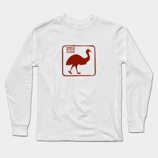 Emu Dingo Flour Australia Souvenir Long Sleeve T-Shirt